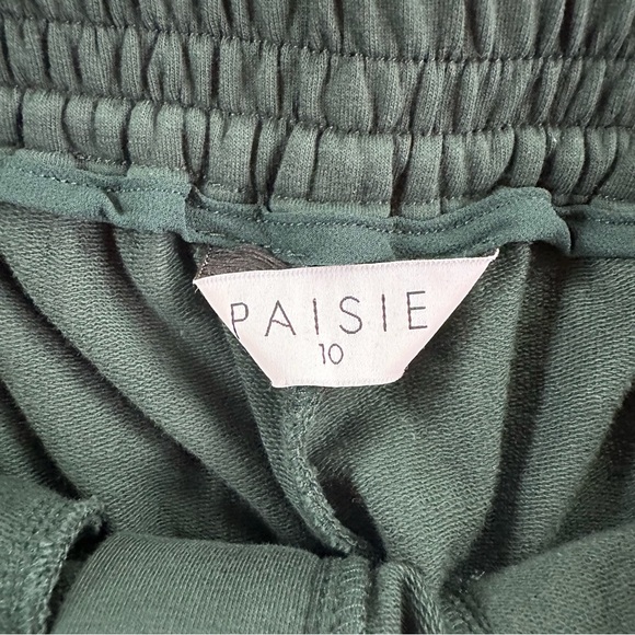 Paisie Cotton Ankle Trousers. Green. Size 6 (UK Size 10). - Picture 4 of 8